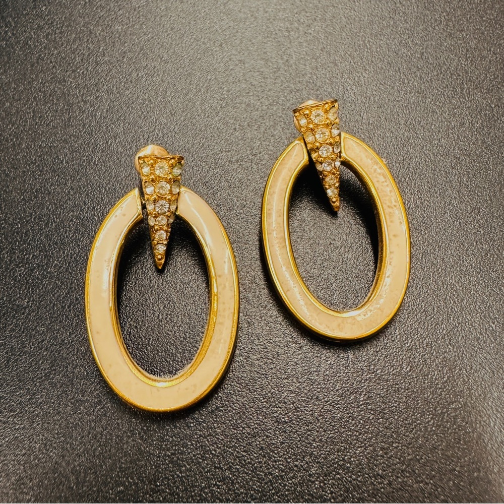Vintage Givenchy Enamel Earrings